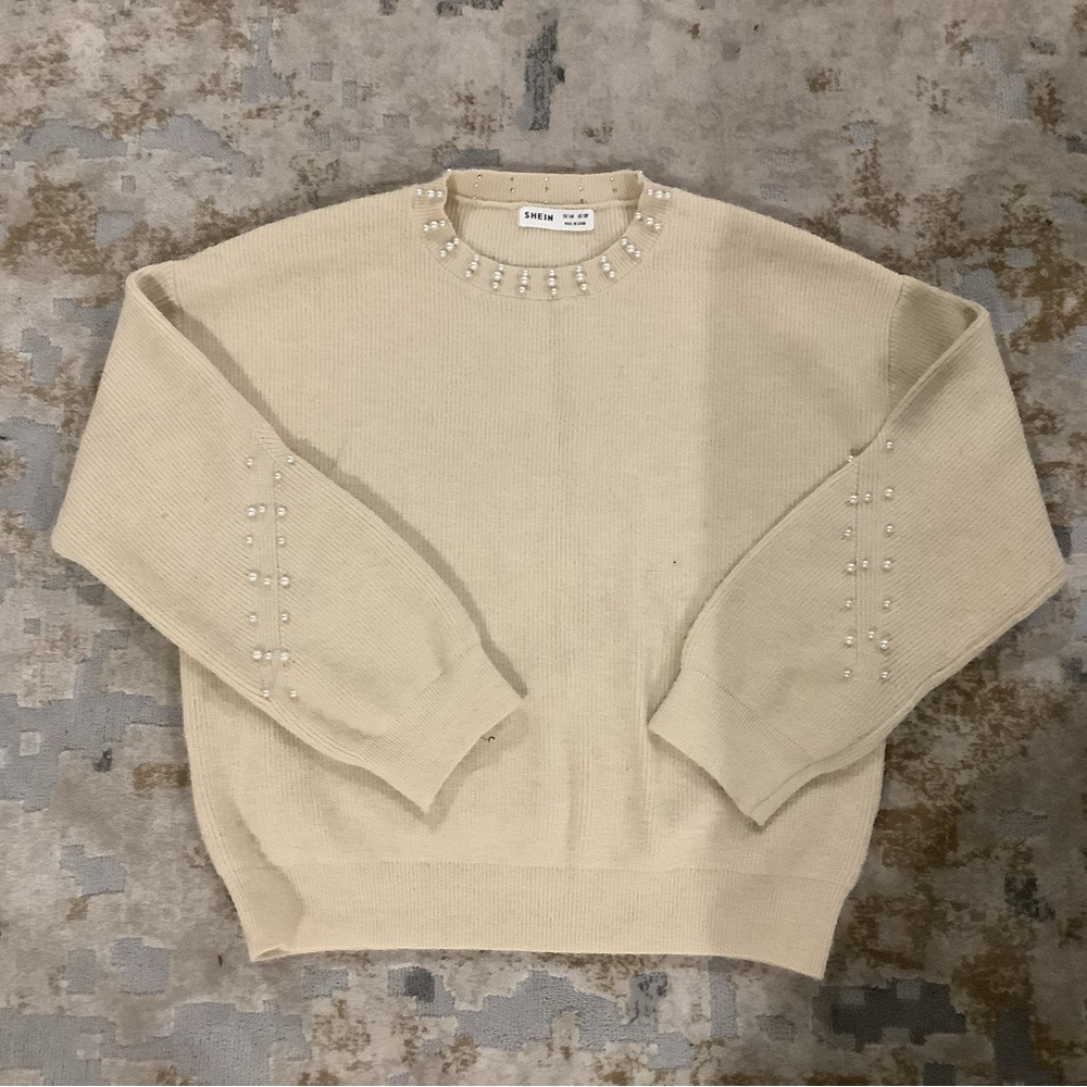 SOLD SHEIN pearl sweater